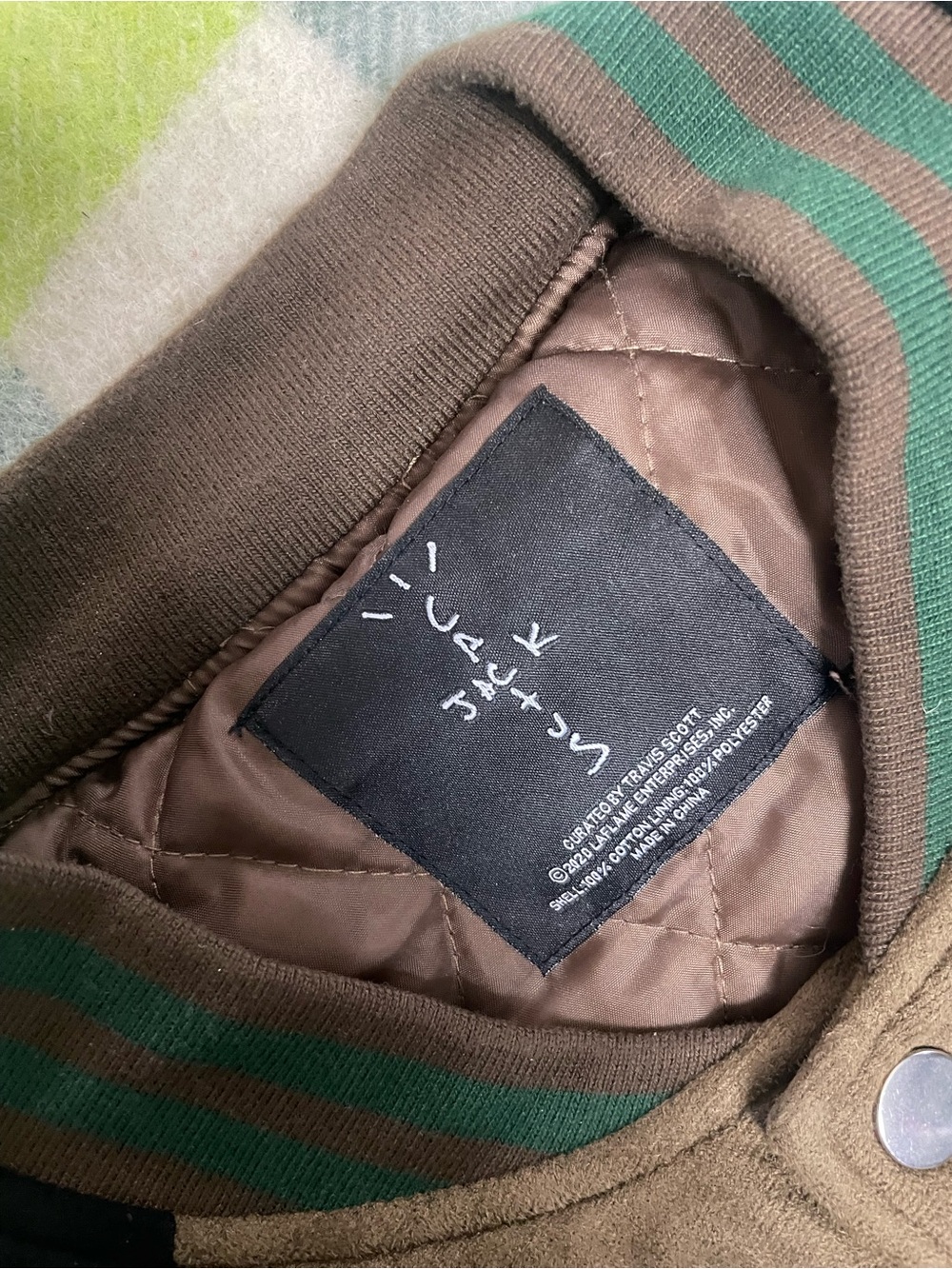 Travis Scott ps crew varsity jacket - Picture 2 of 5